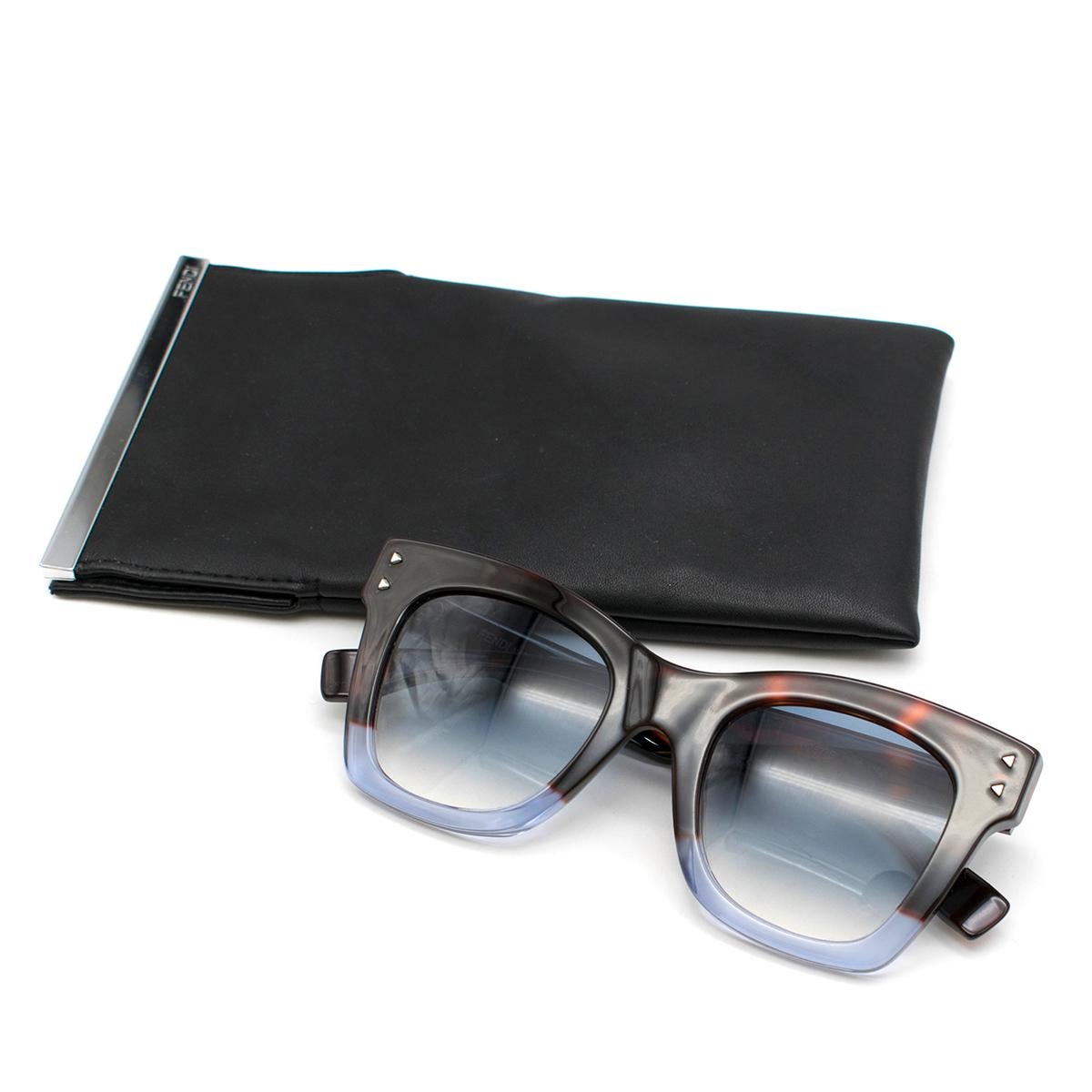 Fendi FF 0237 IPR Square Tortoiseshell Sunglasses  2