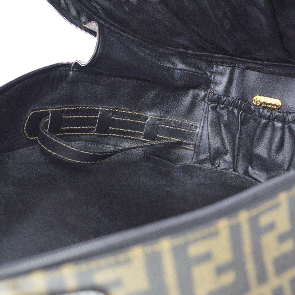 Fendi FF Circle Round Vintage Rare 90's Top Handle Shoulder Bag  For Sale 8