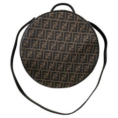 Fendi FF Reloaded Circle Round Vintage Rare 90's Top Handle Shoulder Bag