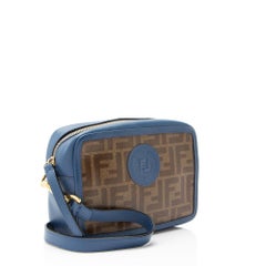 Fendi FF Coated Canvas 1974 Mini Camera Bag