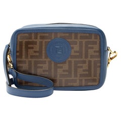 Fendi FF Coated Canvas 1974 Mini Camera Bag