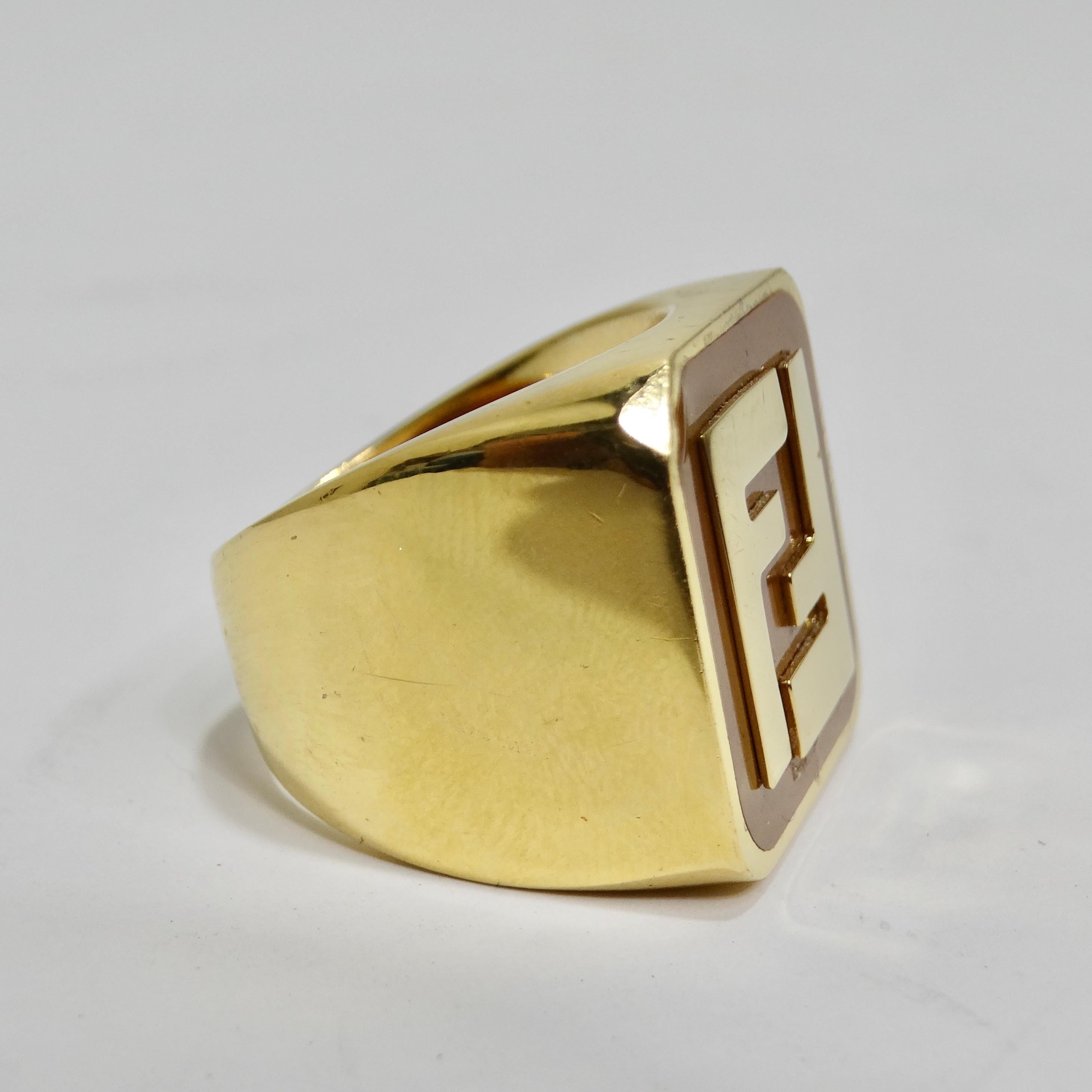 fendi ff ring