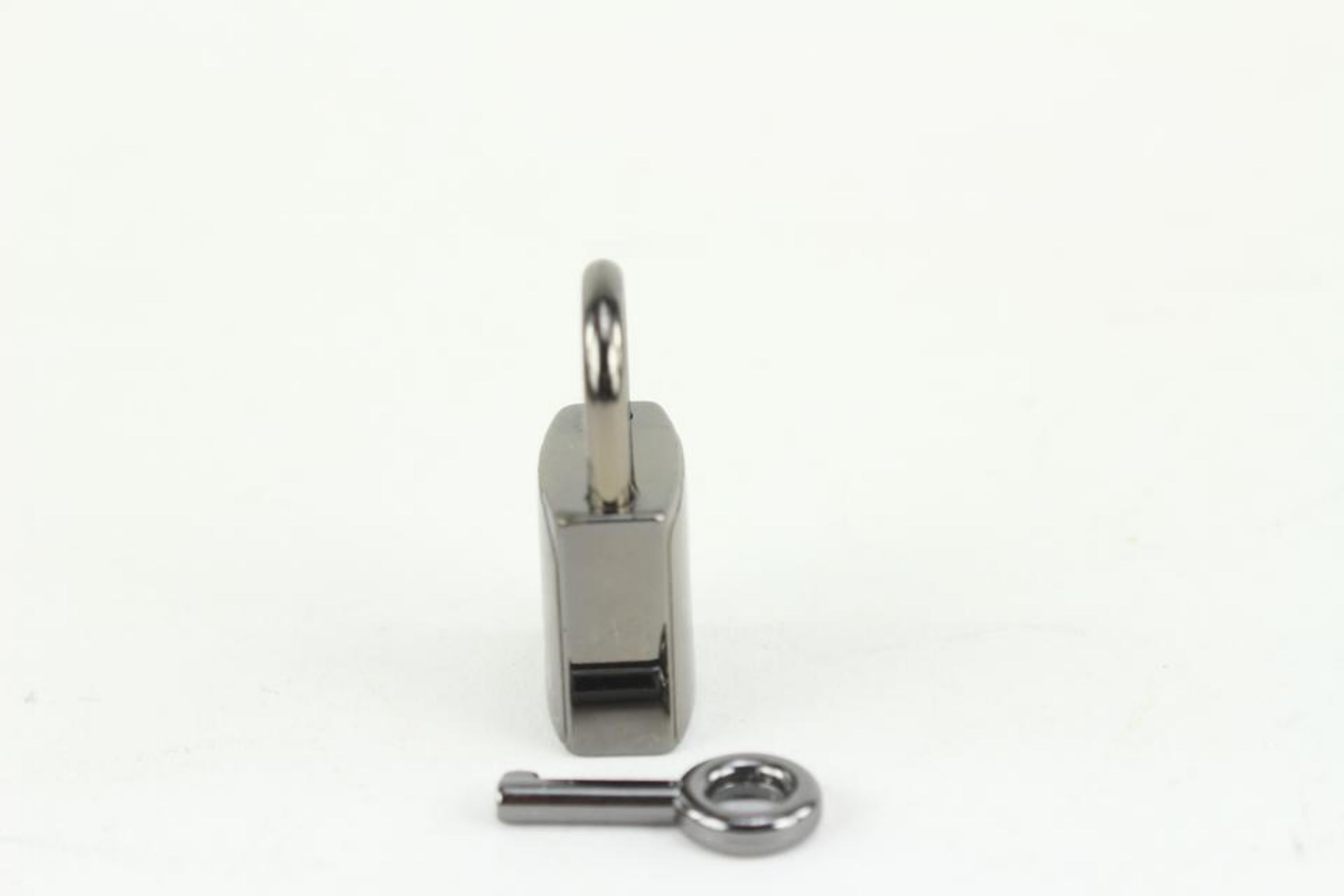 Fendi FF Logo Padlock and Key Lock Set Bag Charm 126f48 3