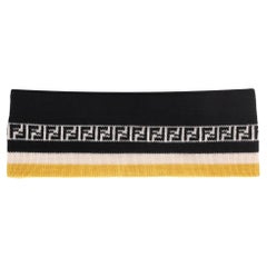Diadema de lana con logotipo "FF" de Fendi
