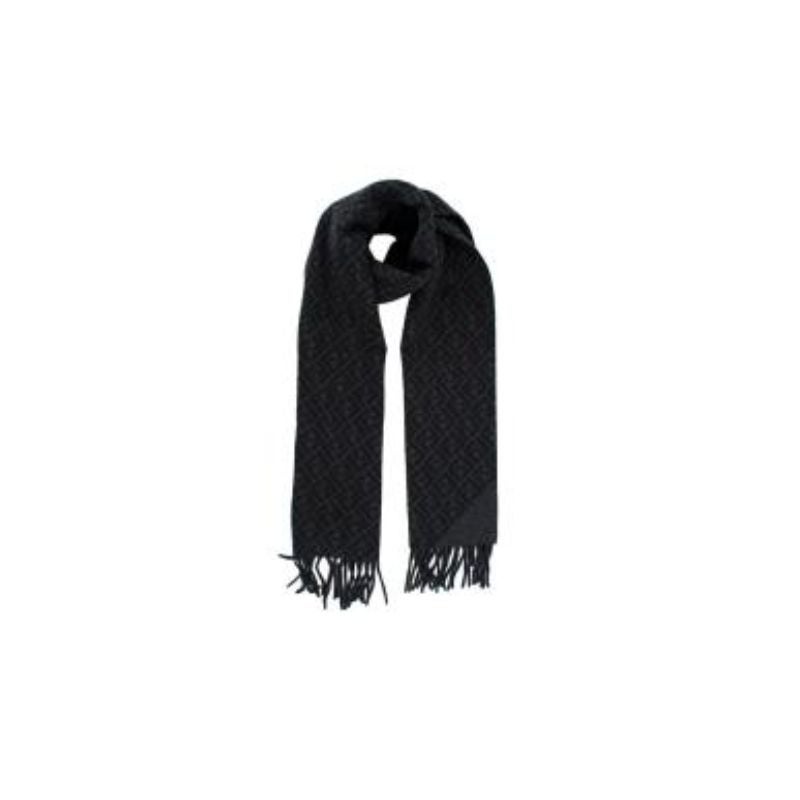fendi black scarf