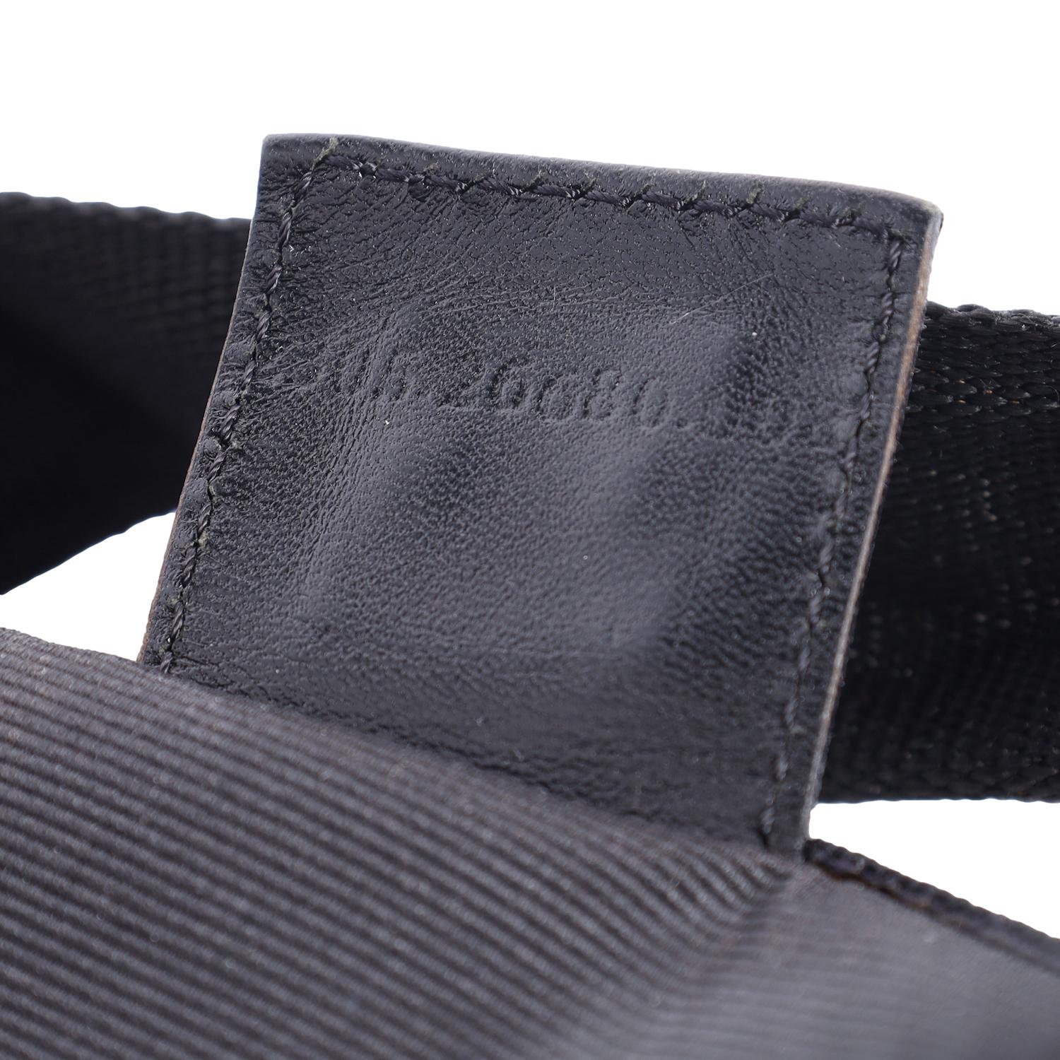 Fendi FF Nylon Shoulder Bag Black In Good Condition For Sale In Salt Lake Cty, UT
