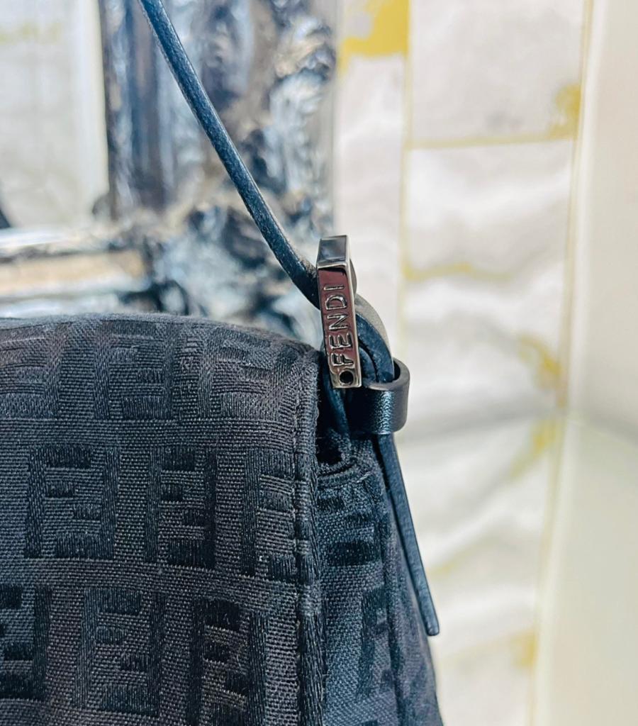 Fendi 'FF' Zucca Baguette Bag For Sale 3