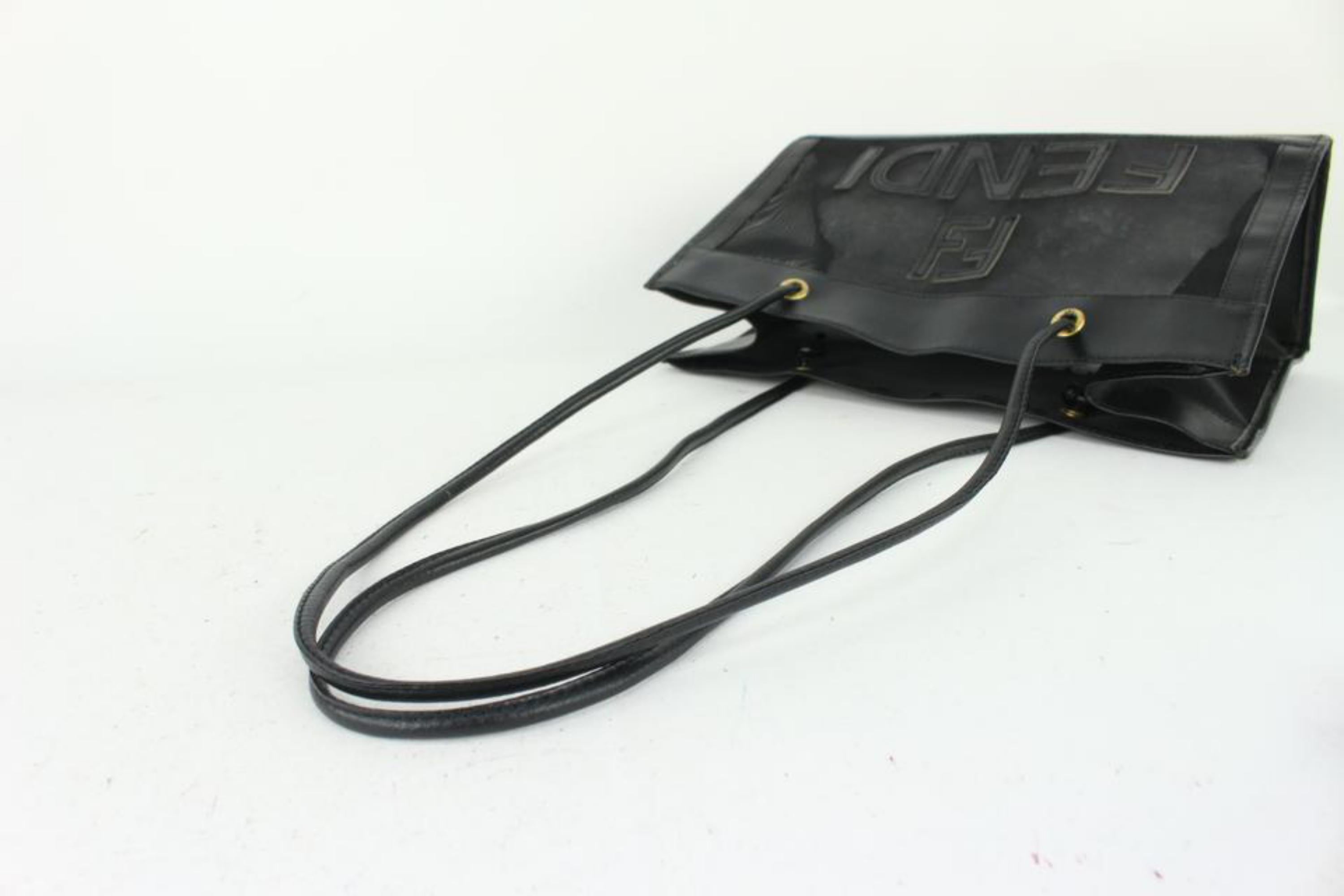 fendi mesh tote bag