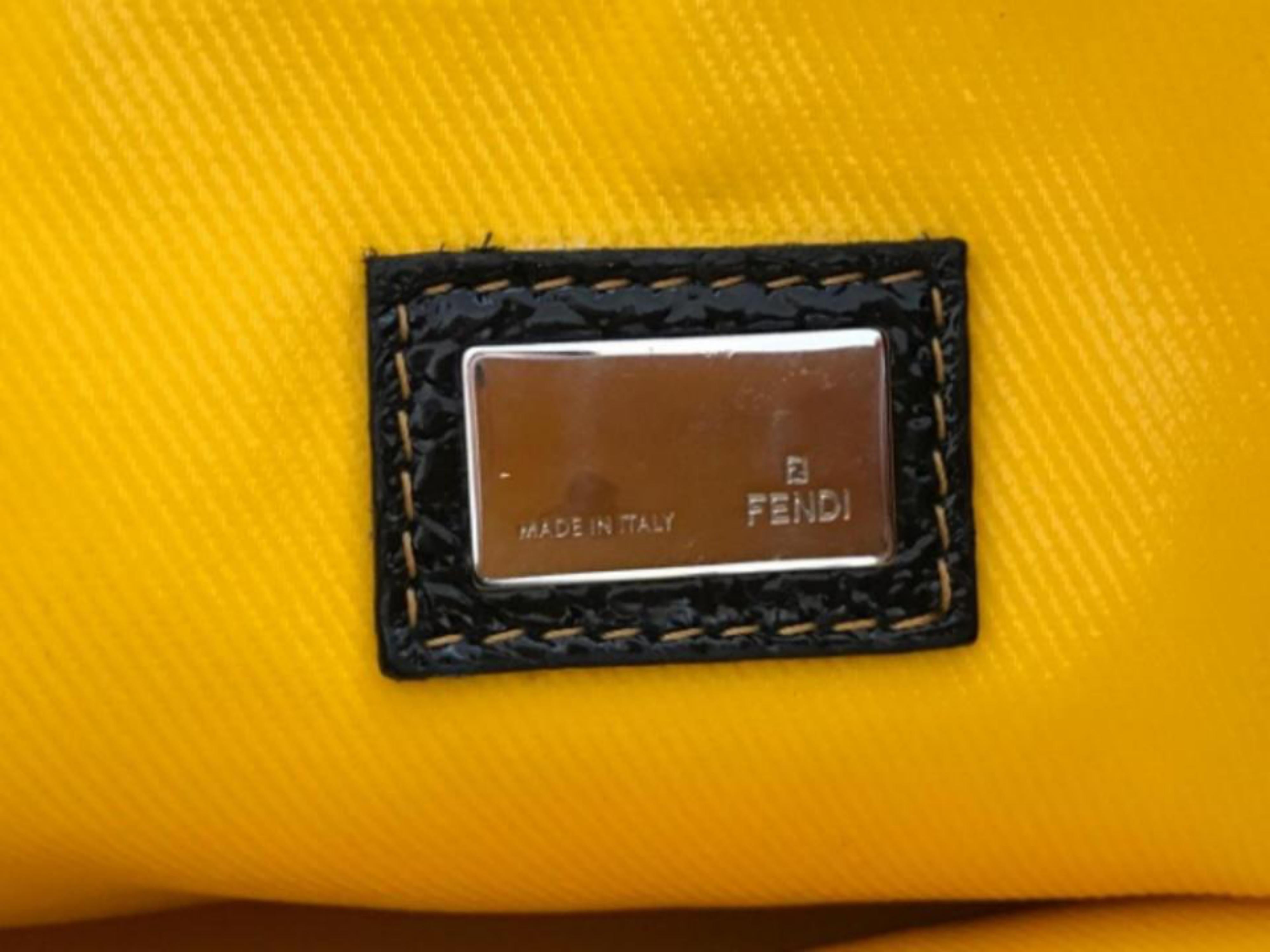 Gray Fendi Ff Zucca Monogram Roll Tote 227974 Tobacco Shoulder Bag For Sale
