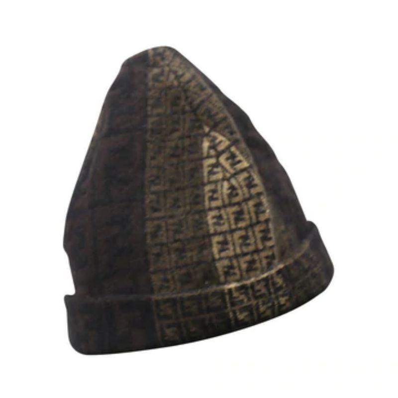 Fendi FF Zucca Monogram SZ Small Hat FF-1118P-0005 For Sale