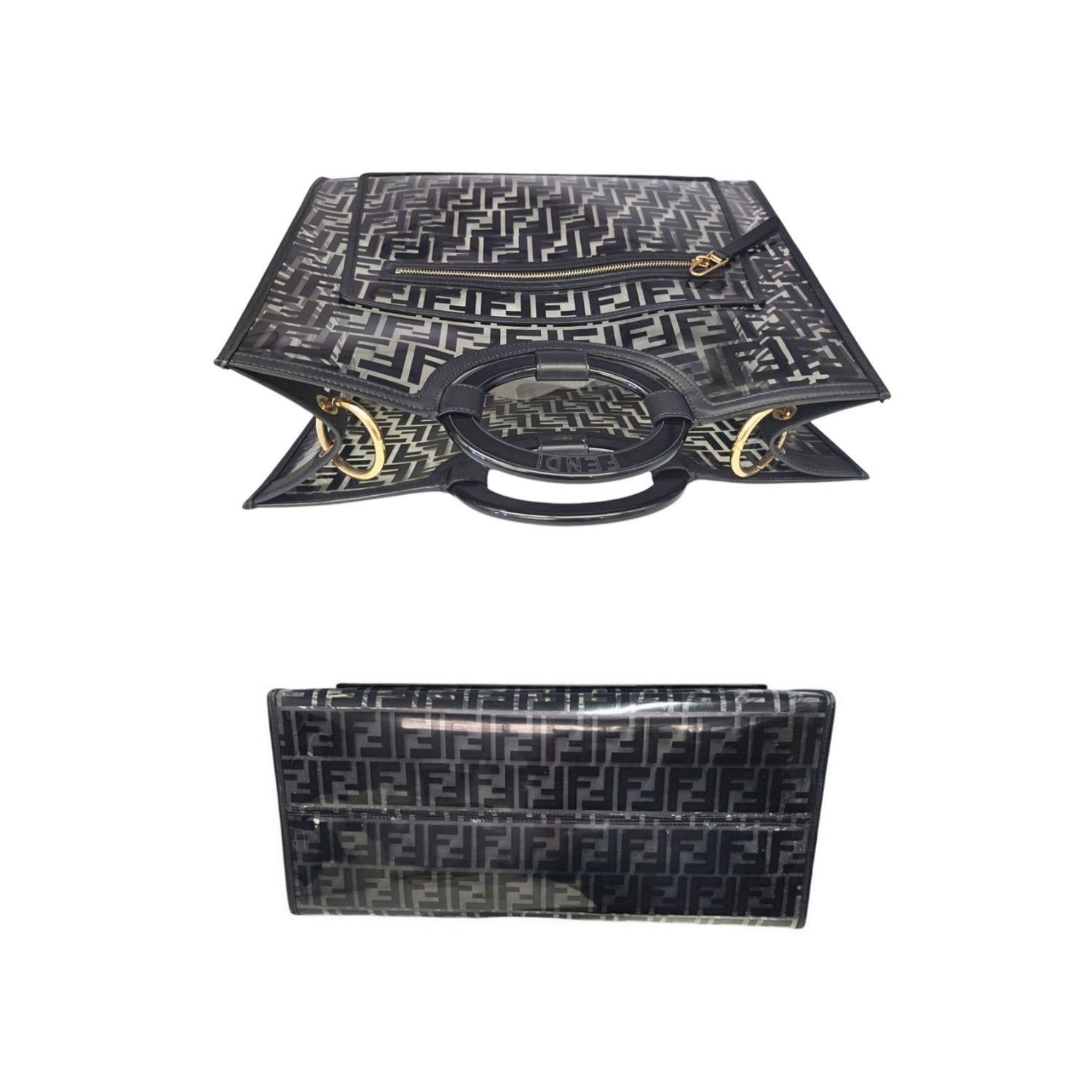 Borsa Fendi FF Zucca Runaway Tote In condizioni buone in vendita a Scottsdale, AZ