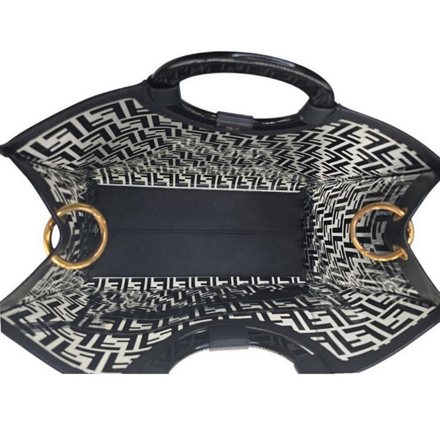 da uomo o donna Borsa Fendi FF Zucca Runaway Tote in vendita