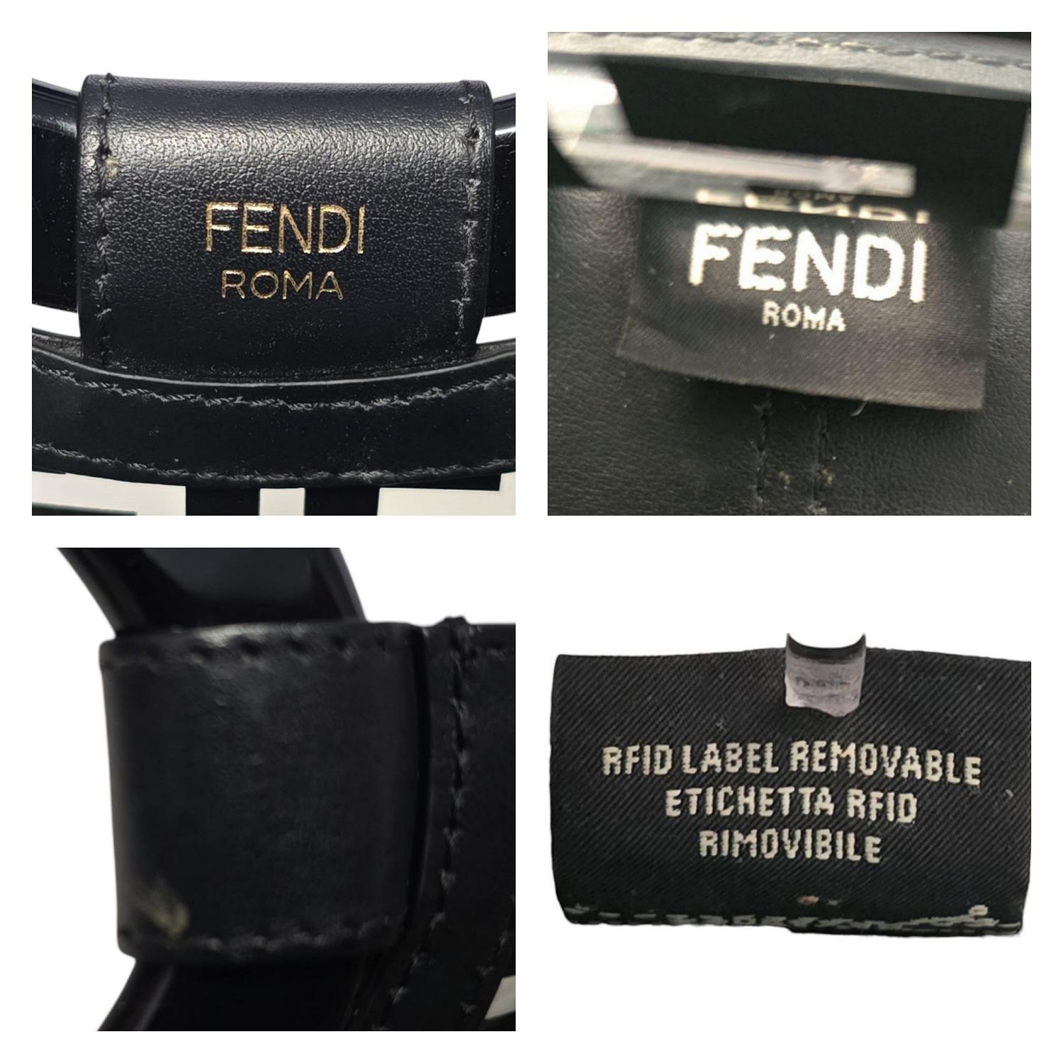 Borsa Fendi FF Zucca Runaway Tote in vendita 2