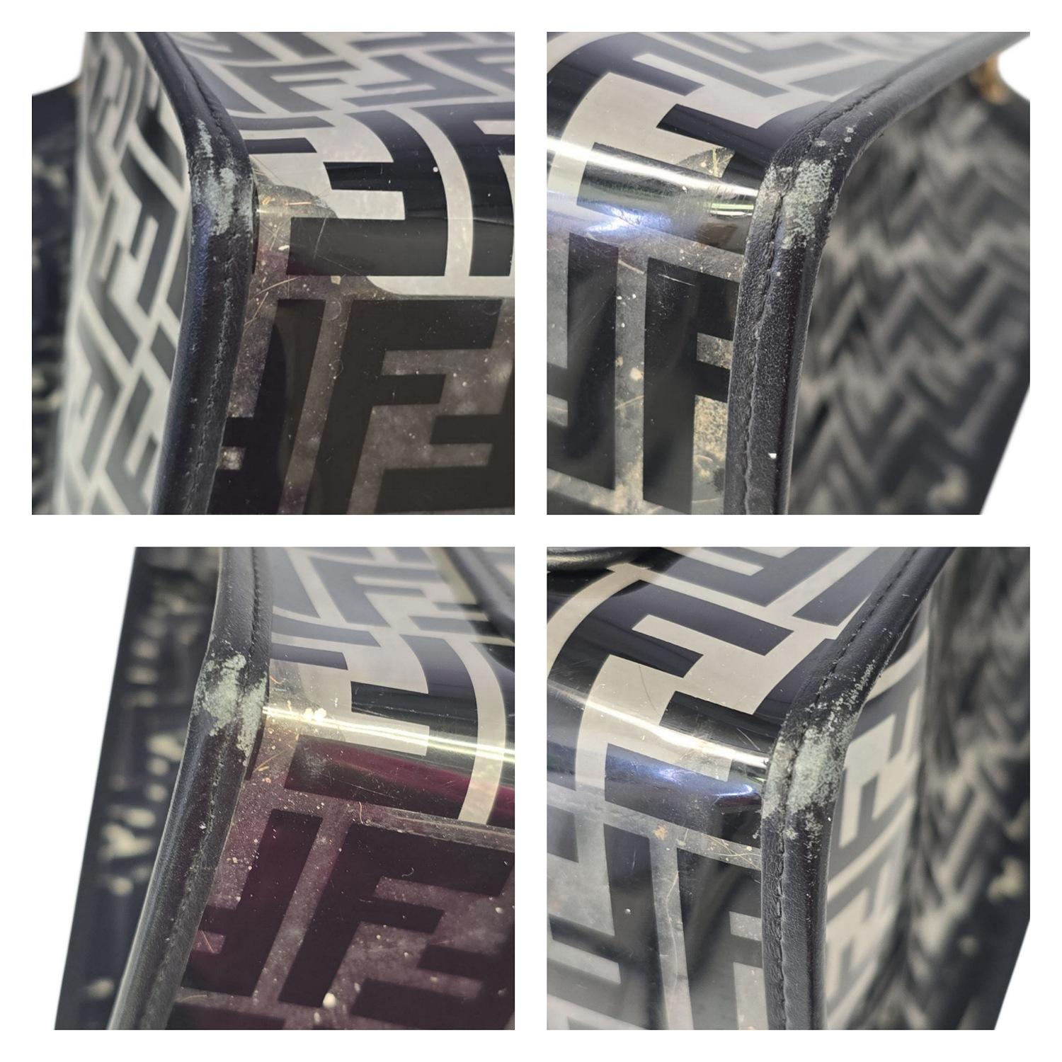 Borsa Fendi FF Zucca Runaway Tote in vendita 4