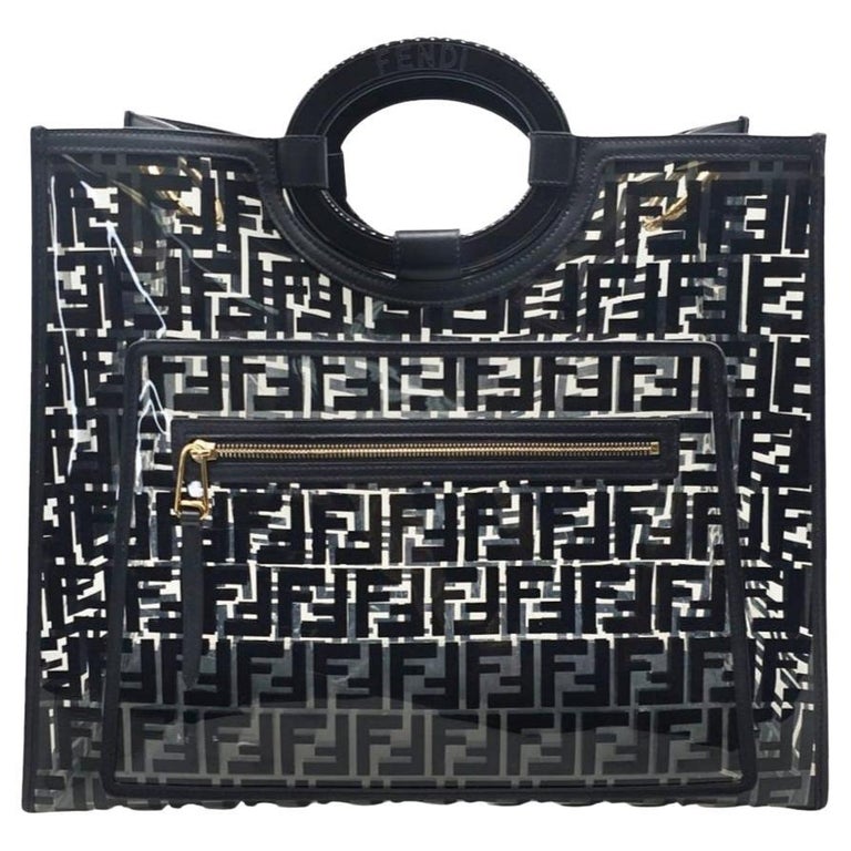 Fendi FF Zucca Runaway Shopper Tote For Sale at 1stDibs