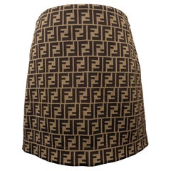 Fendi FF Zucca Skirt IT 38 / FR 34
