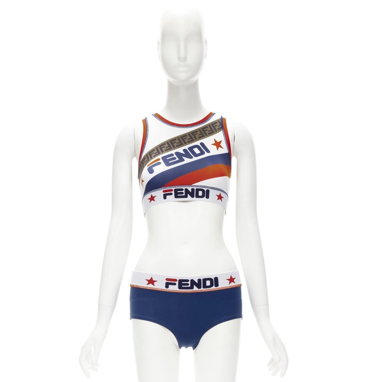 Women's Swimwear Fendi Two Piece Swimsuit FENDI FILA Mania
