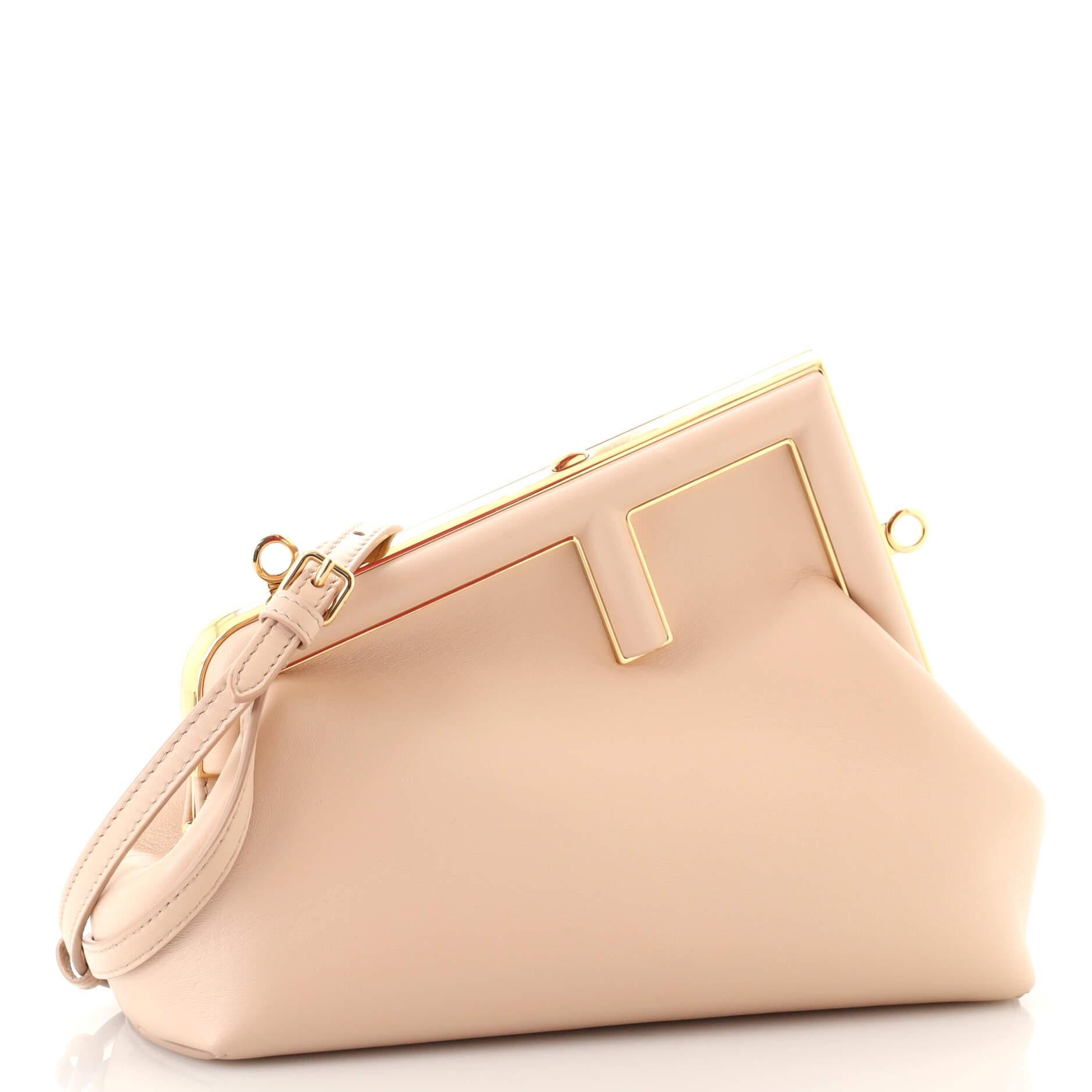 Fendi First Bag Leather Small In Good Condition In NY, NY