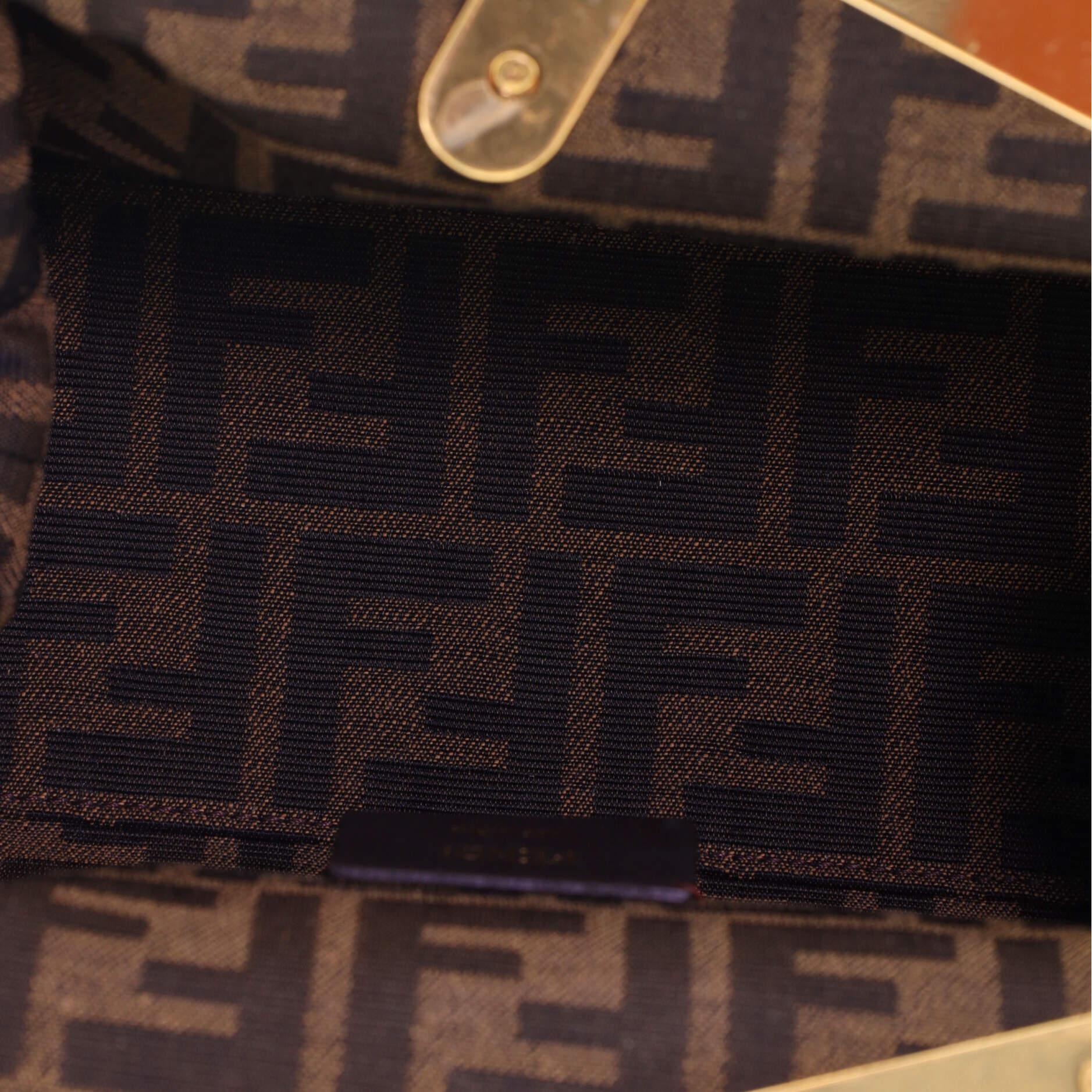 Brown Fendi First Bag Leather Small