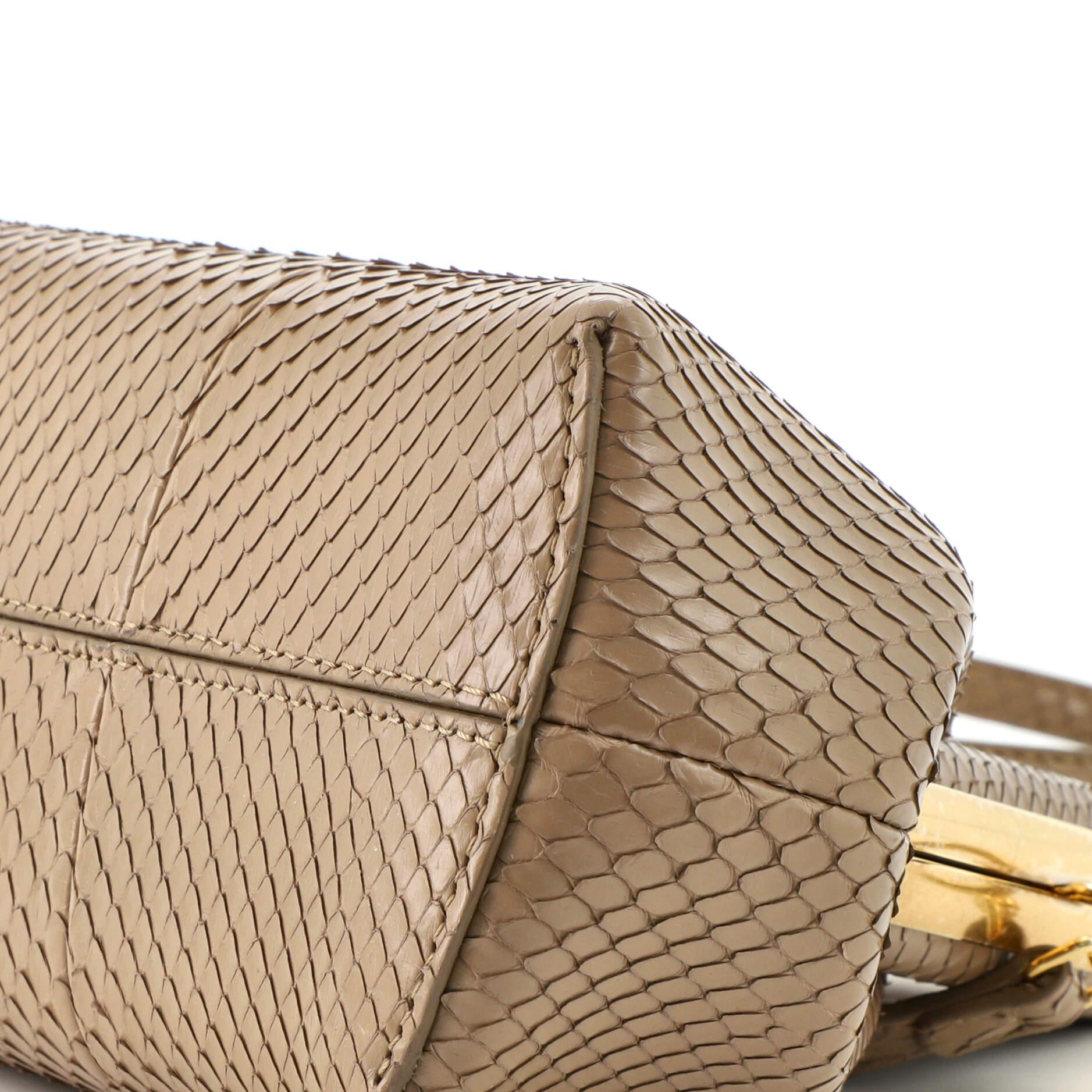 Fendi First Bag Python Small In Good Condition In NY, NY