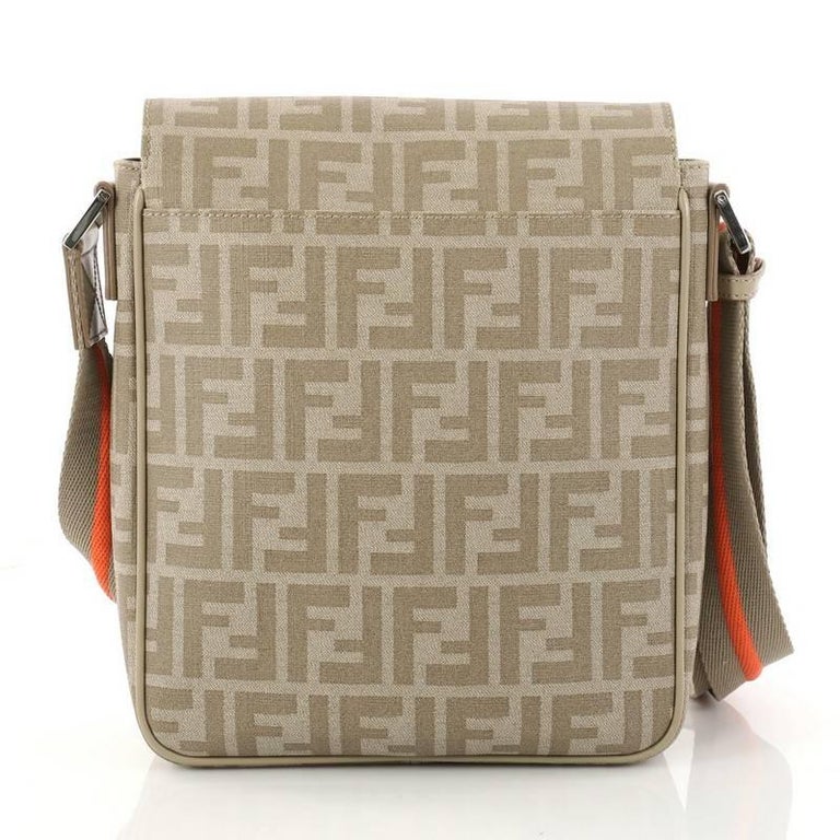 Fendi Camera Case Bag Zucca Coated Canvas and Leather Small at 1stDibs