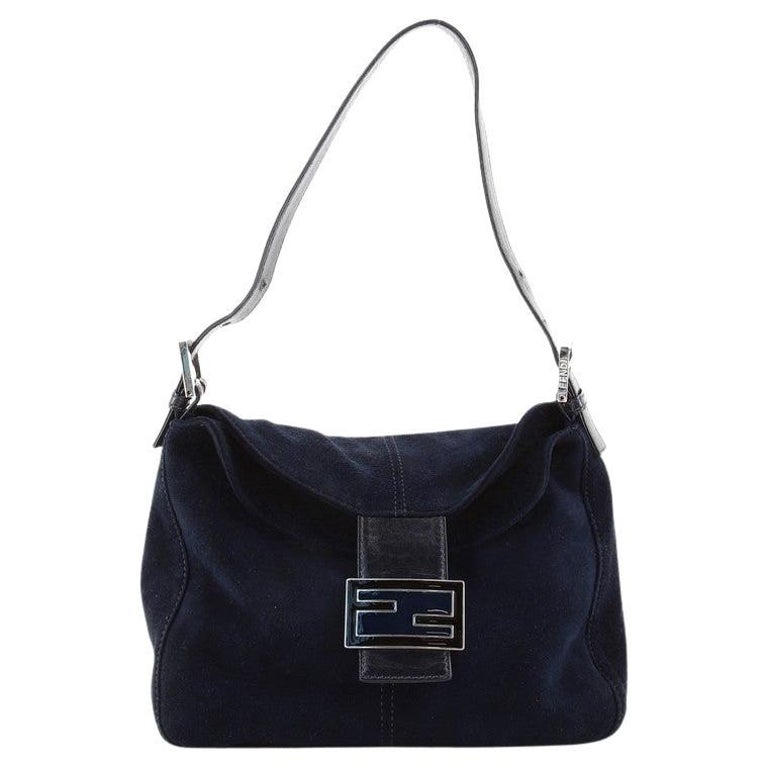 Fendi Flap Shoulder Bag in Denim
