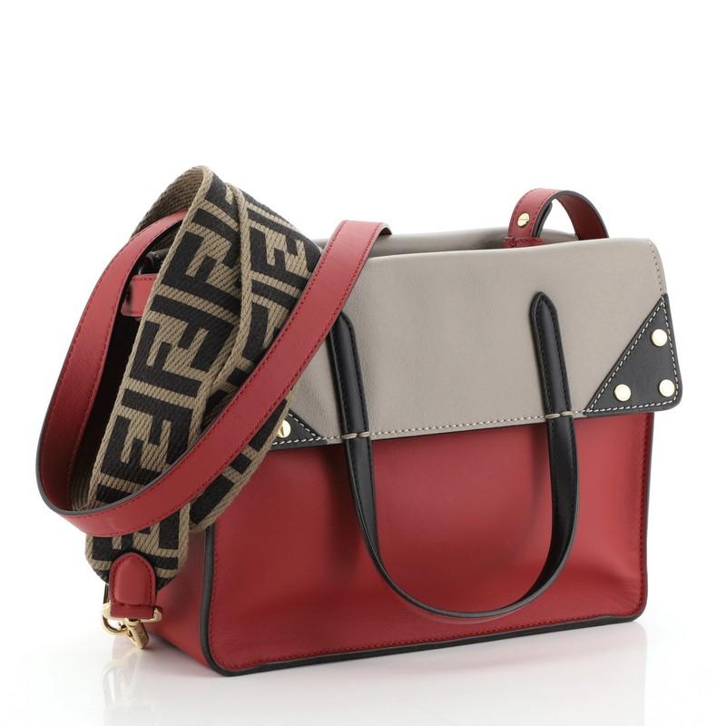 fendi grace flip tote