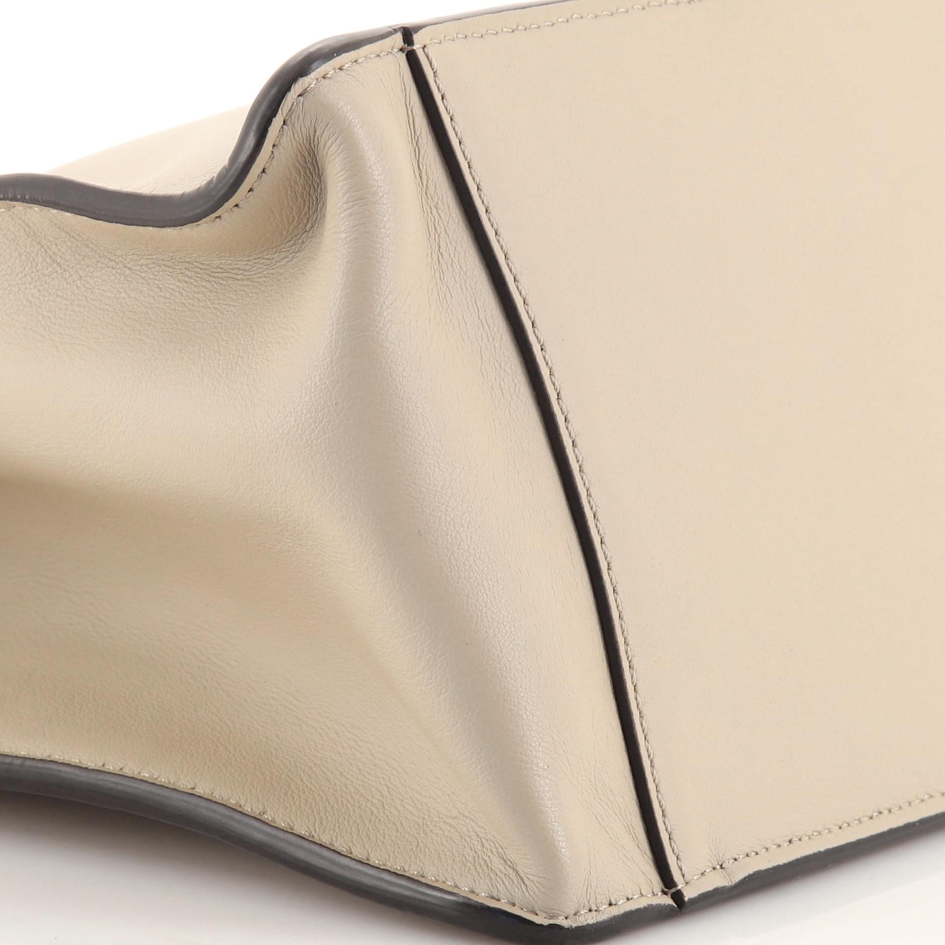 Fendi Flip Tote Leather Small In Fair Condition In NY, NY
