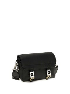 Fendi Flow Romano Crossbody Bag — Black