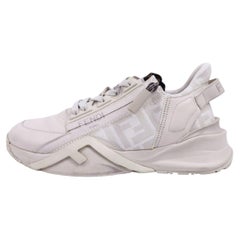 Fendi Flow White Tech Mesh Sneakers - EU 37