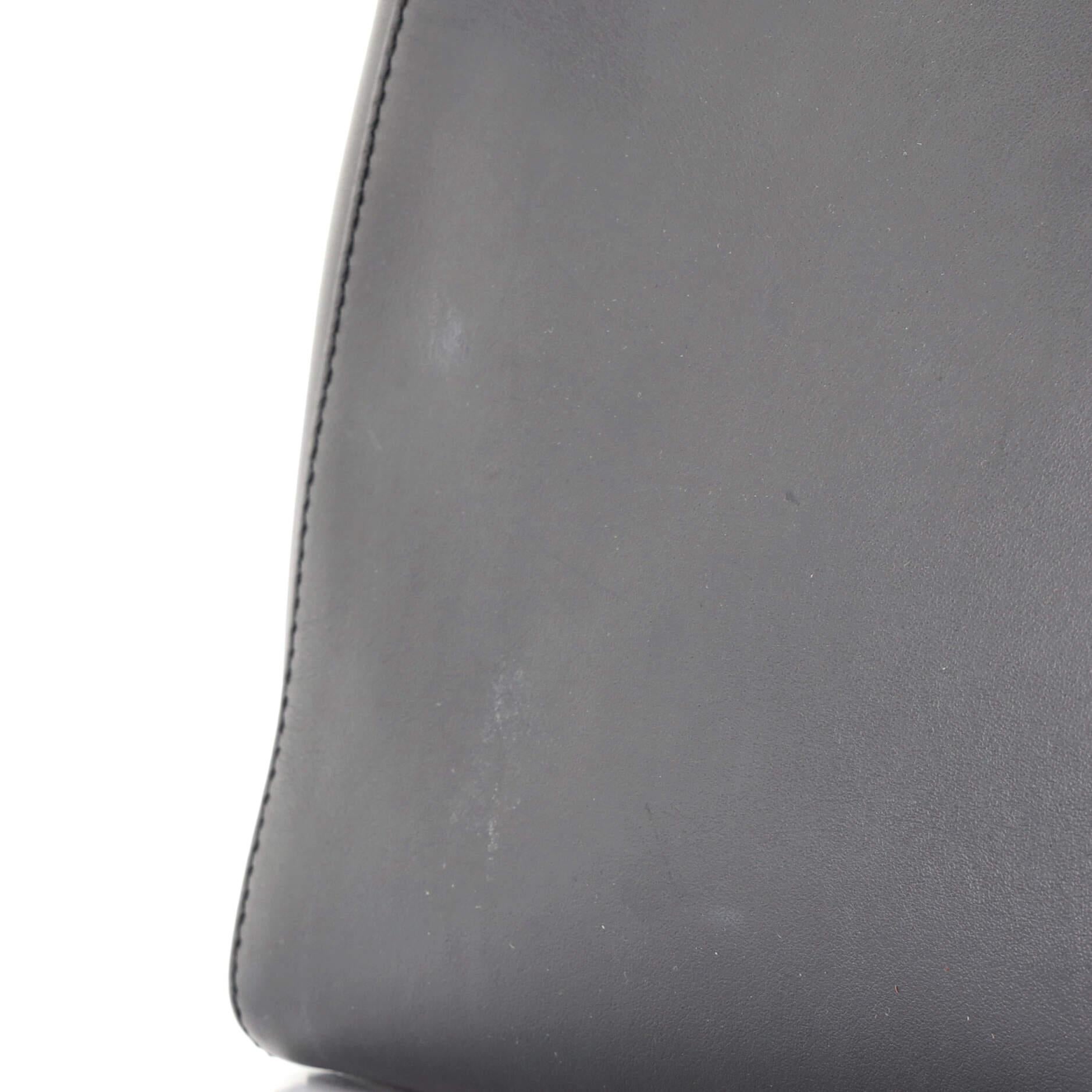 Fendi Flowerland DotCom Convertible Satchel Embellished Leather Medium 2