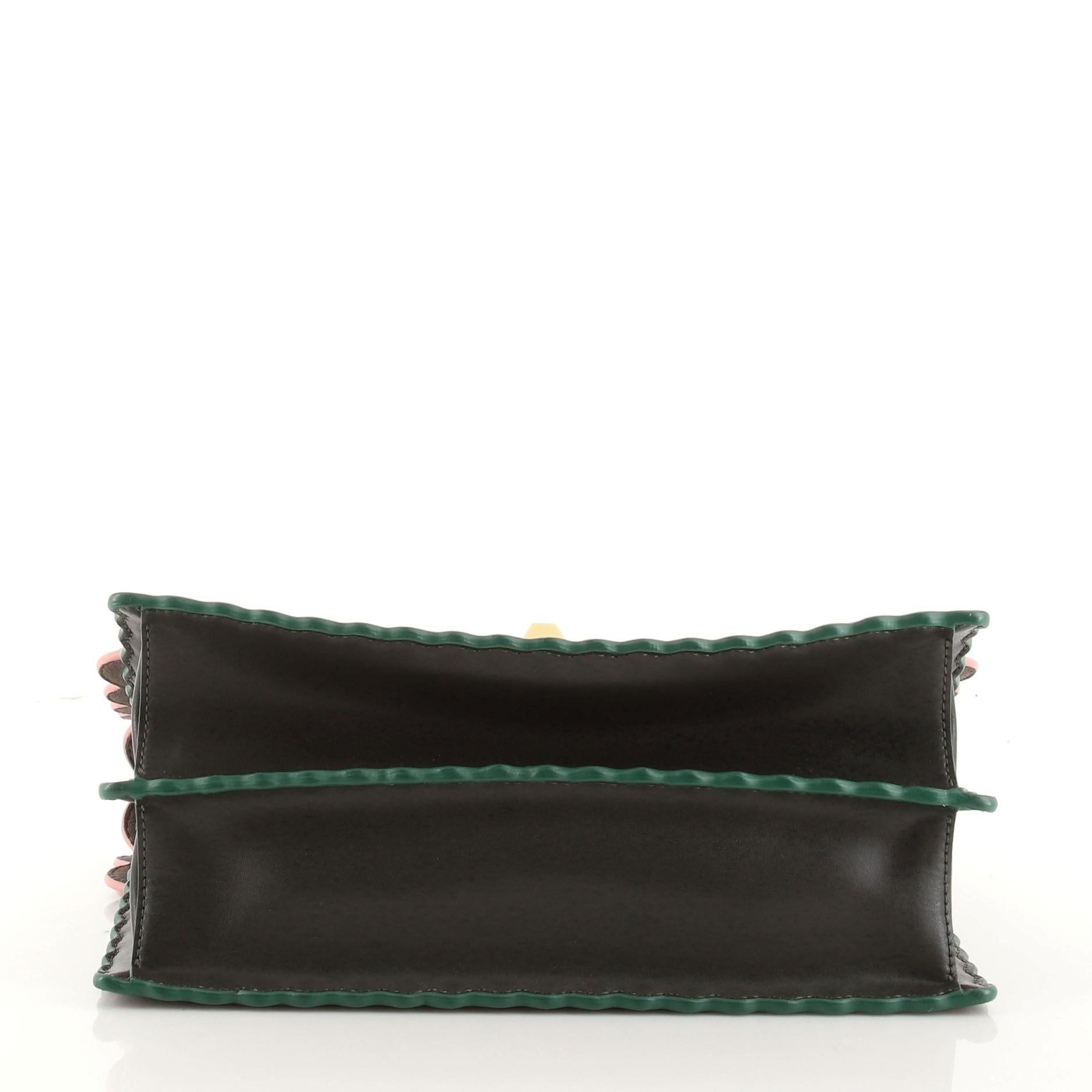 Women's or Men's Fendi Flowerland Kan I Bag Embellished Leather Medium