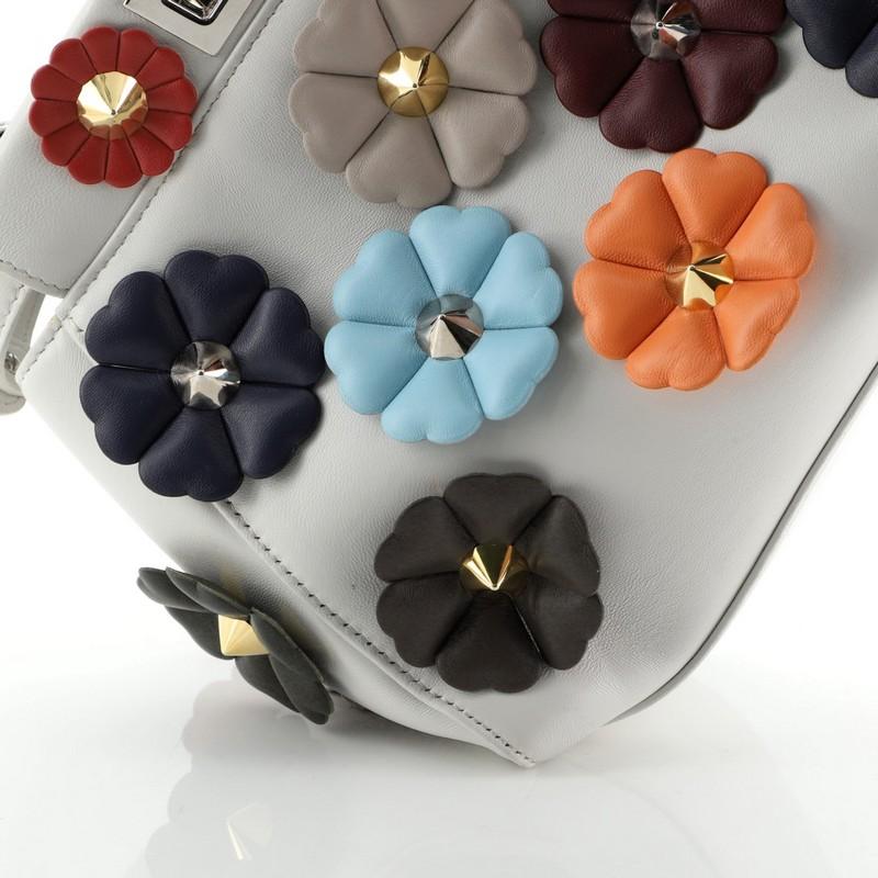 Women's or Men's Fendi Flowerland Peekaboo Bag Embellished Leather Mini 