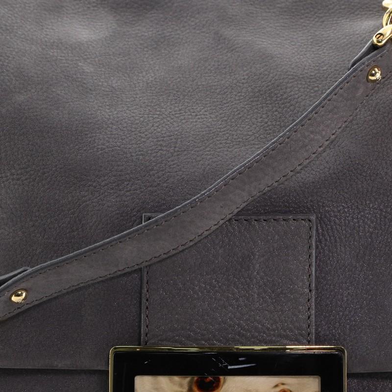 Fendi Forever Big Mama Bag Nubuck In Good Condition In NY, NY