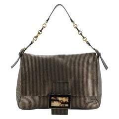 Fendi Forever Big Mama Bag Striped Leather and Suede