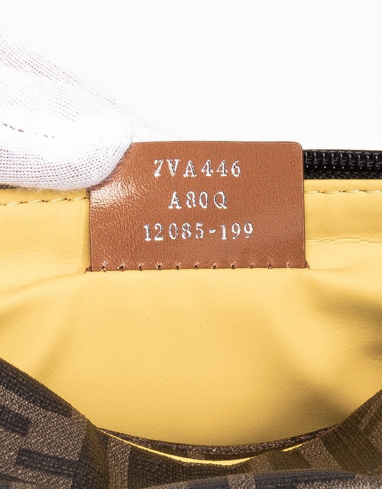 Fendi Forever Canvas and Leather Crossbody Belt Bag at 1stDibs