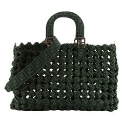 Fendi Forever Fendi 1974 Tote Woven Zucca Jacquard Large