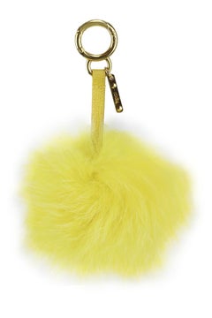 Fendi Fox Fur And Leather Bag Charm