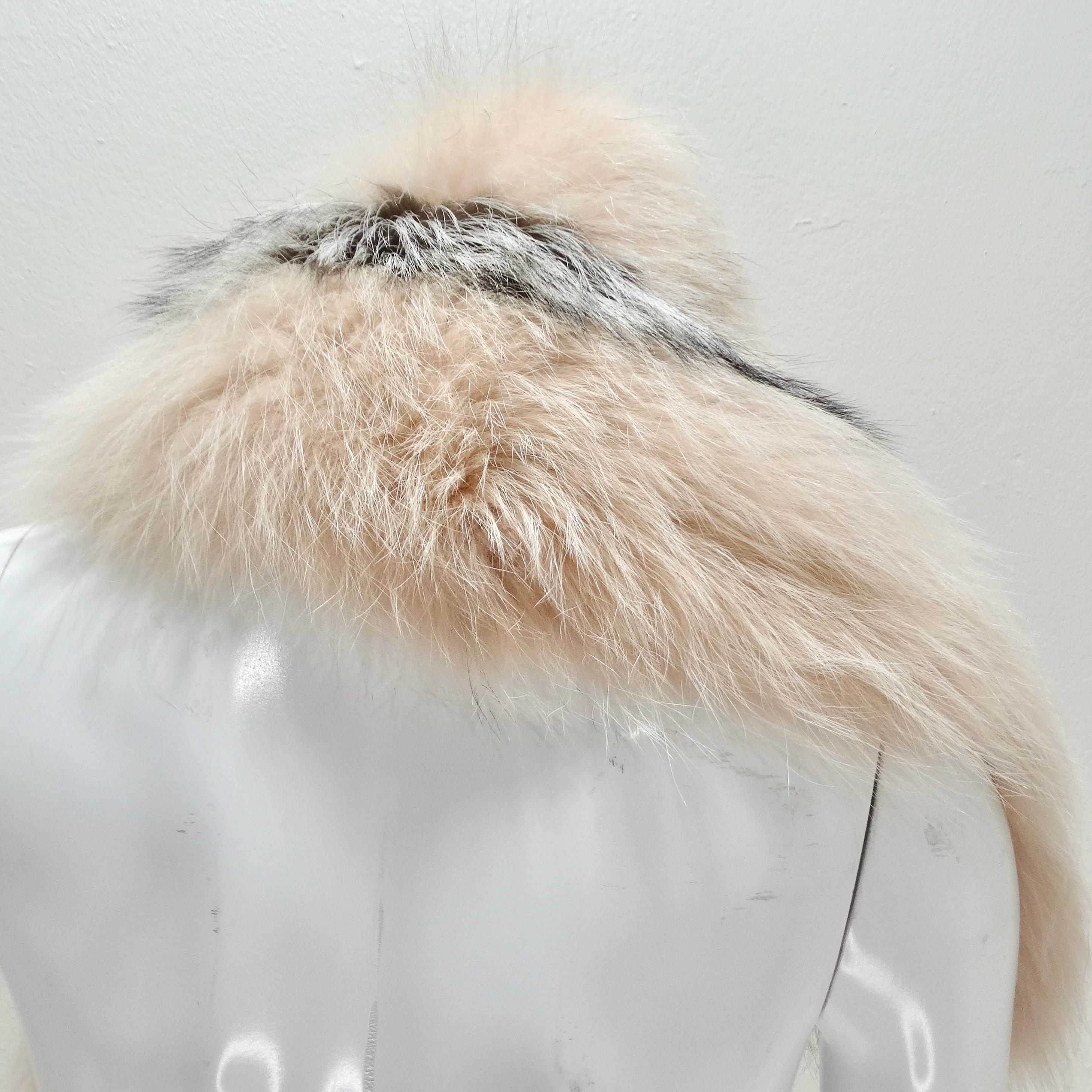 Fendi Fox Fur Buckle Shawl 1