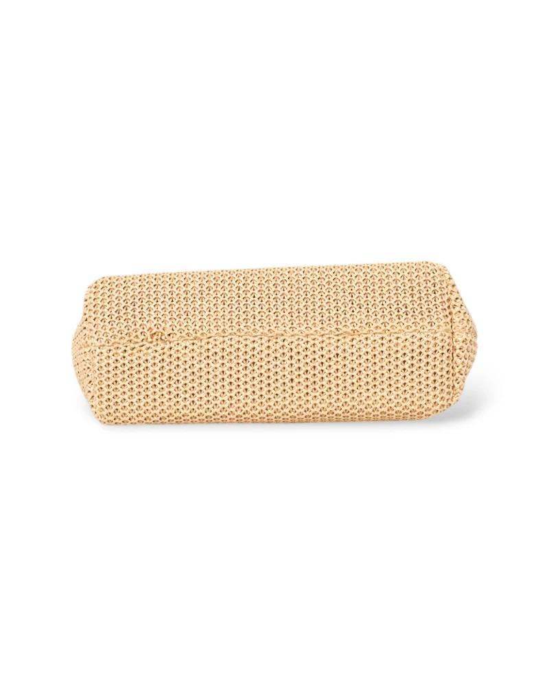 Fendi Frist Midi Macrame en raphia Beige en vente 3