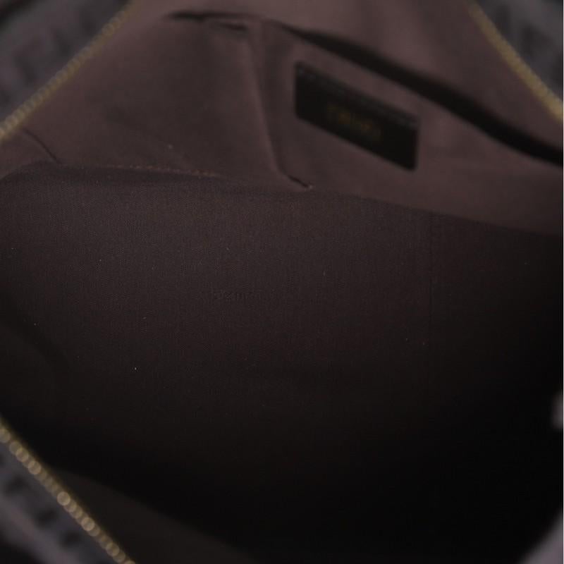 Women's or Men's Fendi Front Drawstring Tote Bag Zucchino Canvas Large