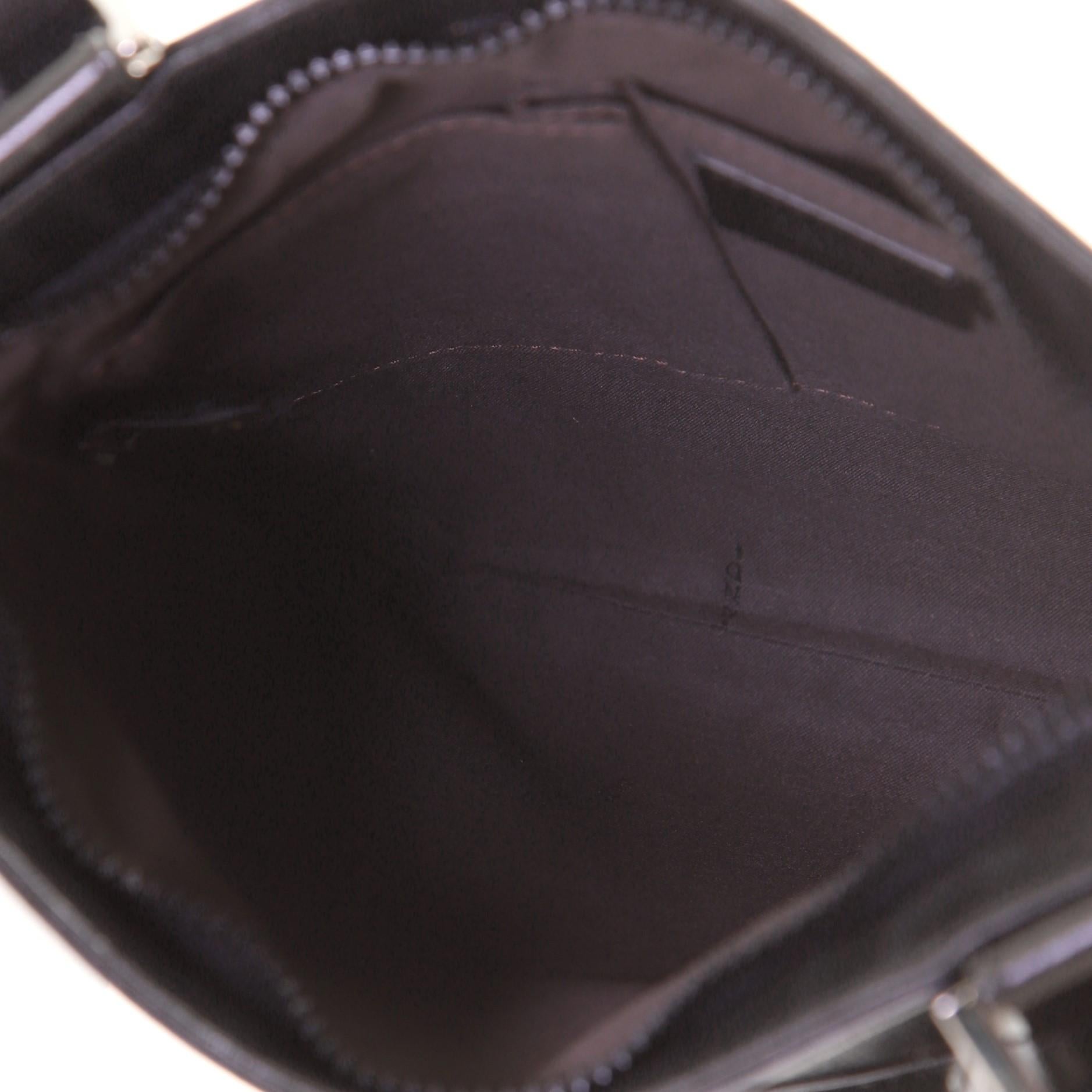 Fendi Front Pocket Messenger Bag Zucca aus beschichtetem Segeltuch Medium 1