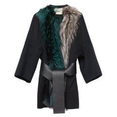 Fendi Fur Collar Coat