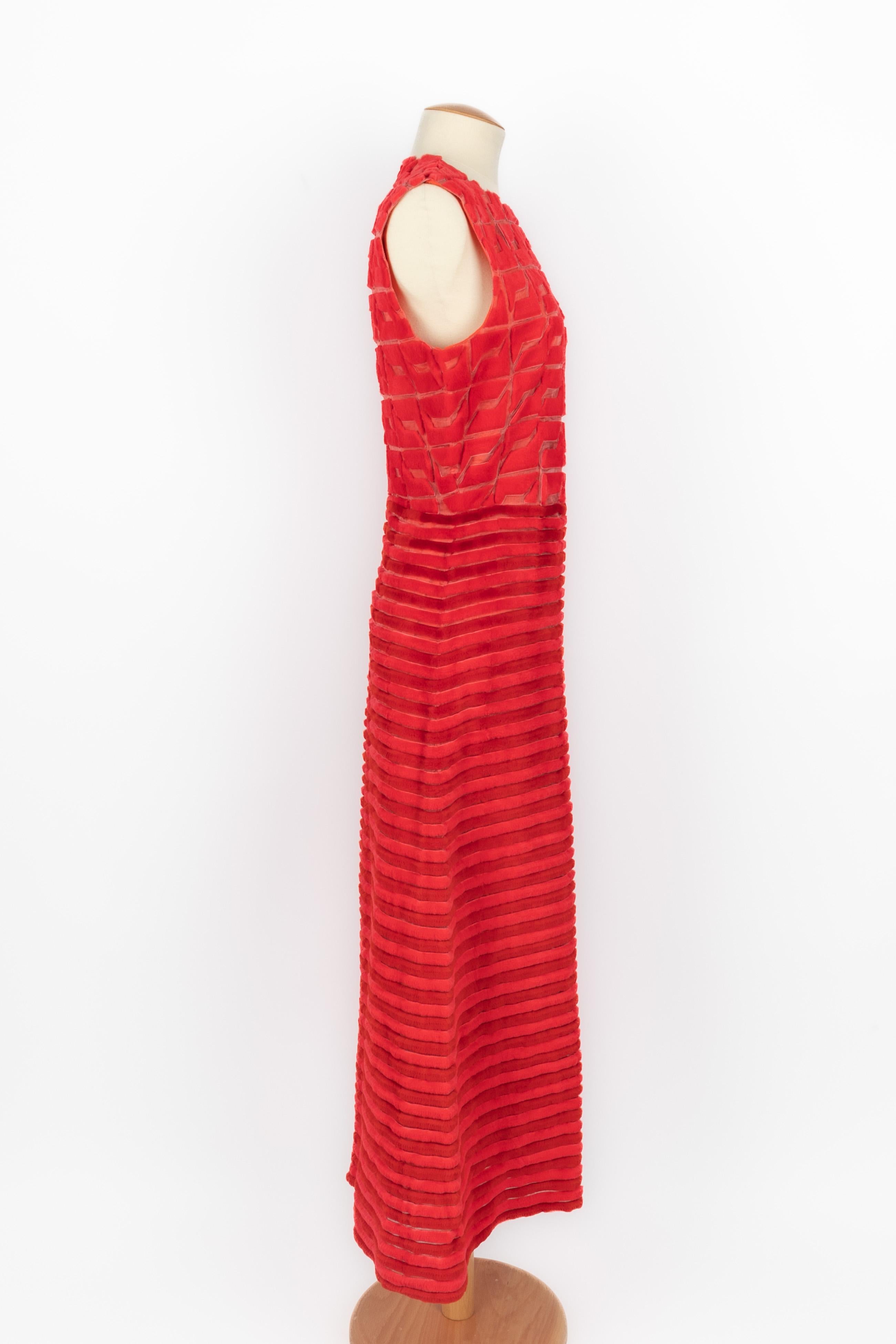 Fendi fur dress Spring 2014 In Excellent Condition In SAINT-OUEN-SUR-SEINE, FR