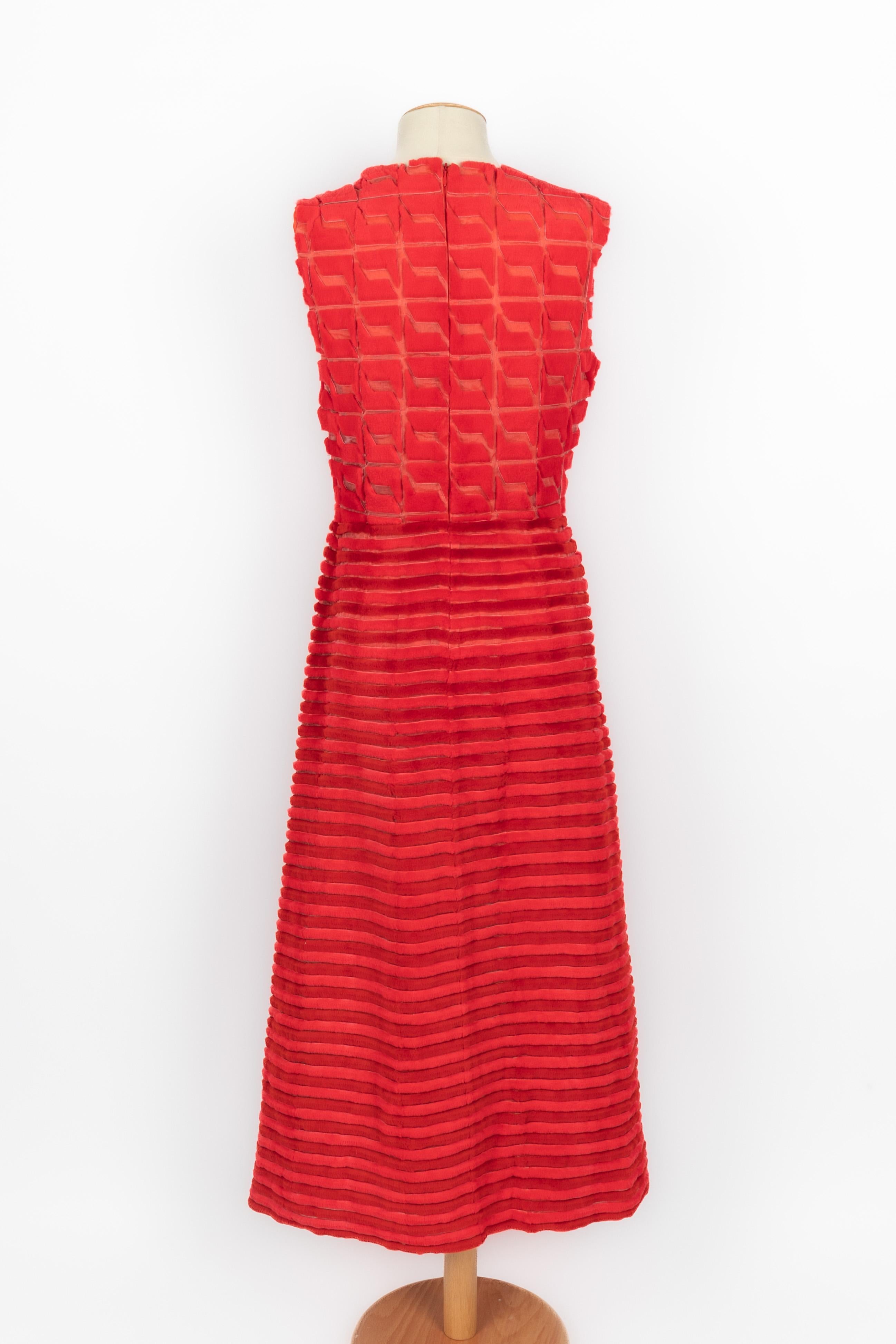 Women's Fendi fur dress Spring 2014