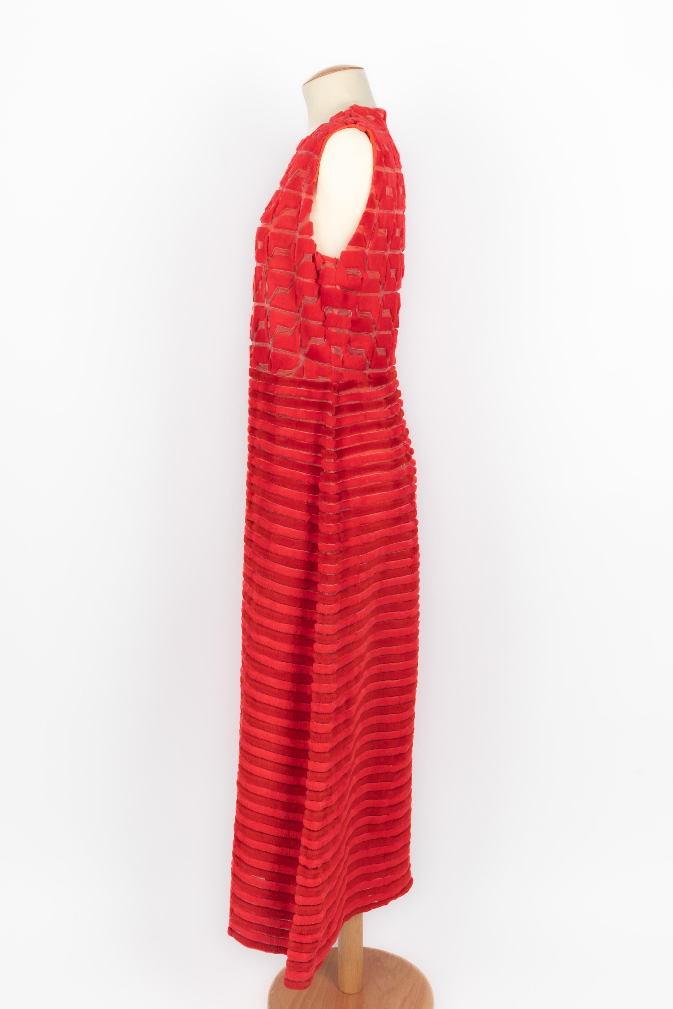 Fendi fur dress Spring 2014 2