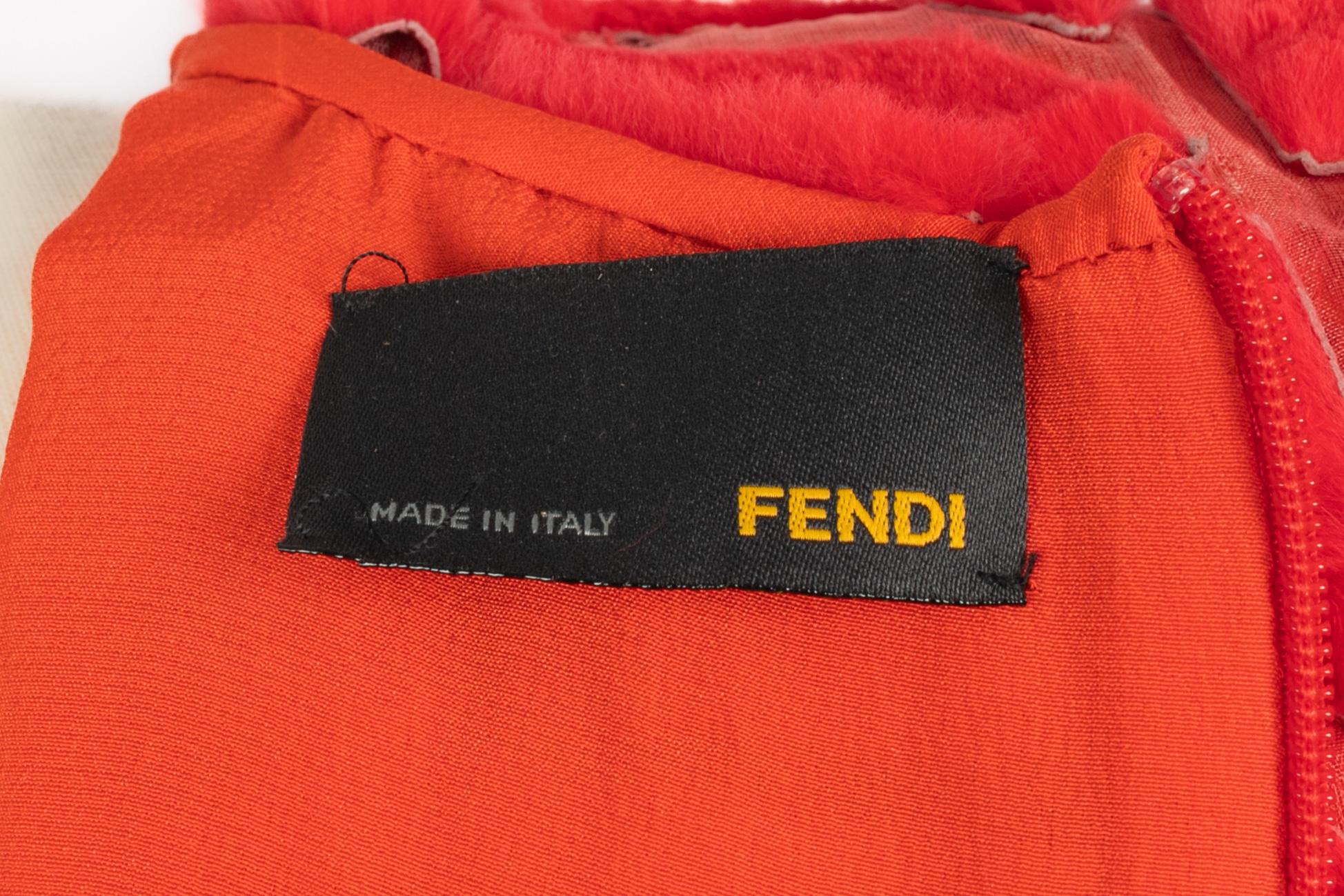 Fendi fur dress Spring 2014 4