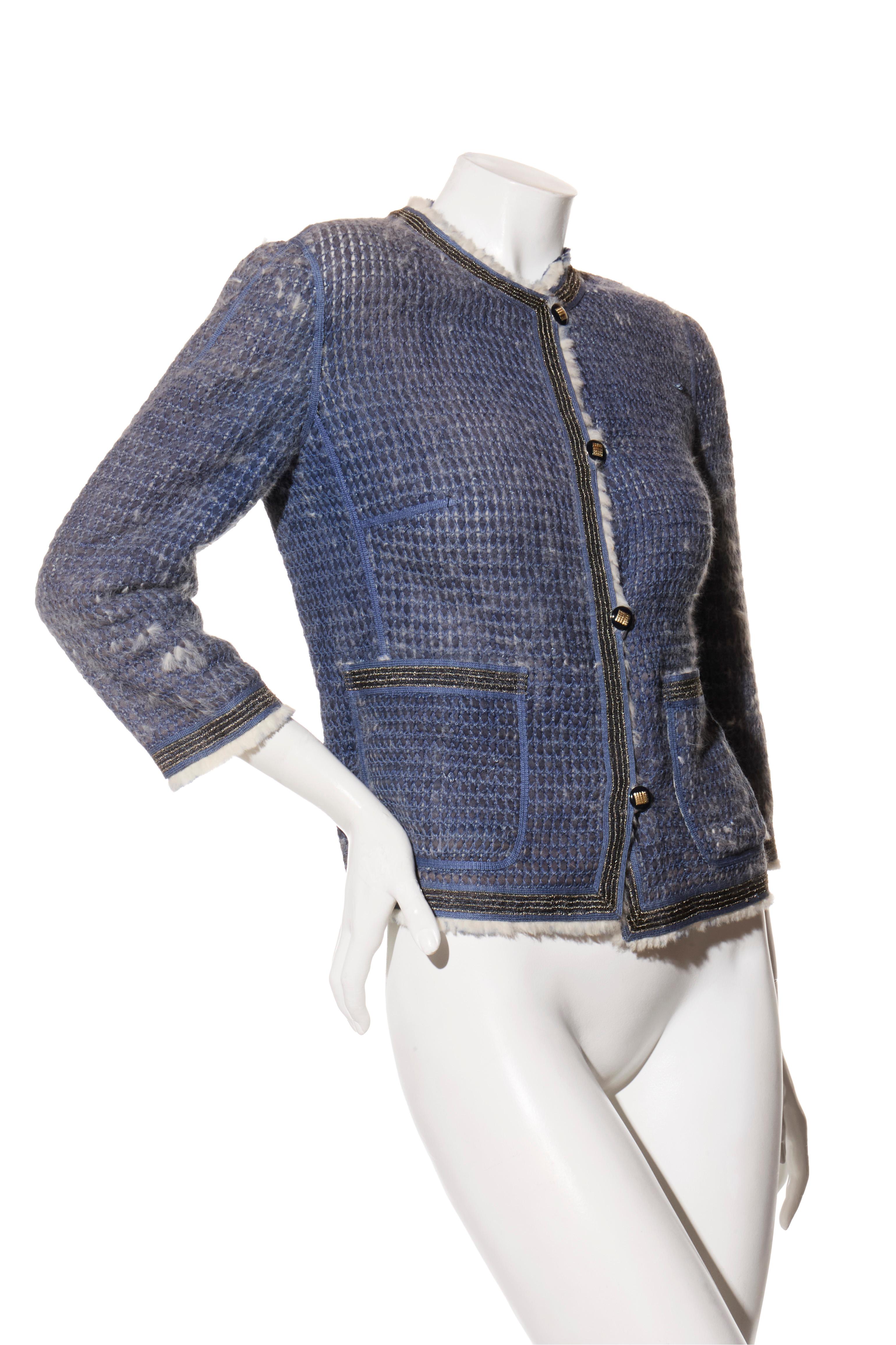 Fendi FW15 Tweed Pelz gefüttert Jacke IT 40 US 4 Blau Kaninchen Pelz Made in Italy


Besonderheiten des Artikels:

- • Marke: Fendi

- • Stil: Tweed-Jacke

- • Größe Typ: Regulär

- • Größe: IT 40 (US 4)

- • Farbe: Marineblau / Weiß

- • MATERIAL: