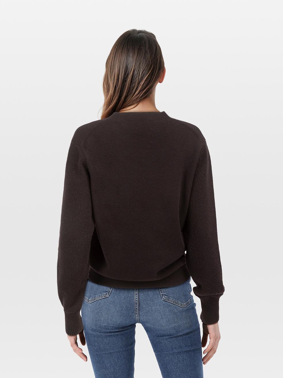 CONDITION is New with tags on this brand new Fendi designer item.
 

 

 

 Details
 

 

 Season: FW23
 

 Dark Brown
 

 Wool
 

 Knit sweater
 

 Long sleeves
 

 Round neck
 

 Stretchy
 

 Internal logo hem
 

 

 

 

 

 Made in Italy
 

 

