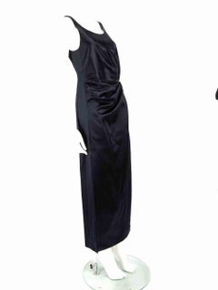 Fendi FW23 Navy Maxi Sleeveless Dress Size S
